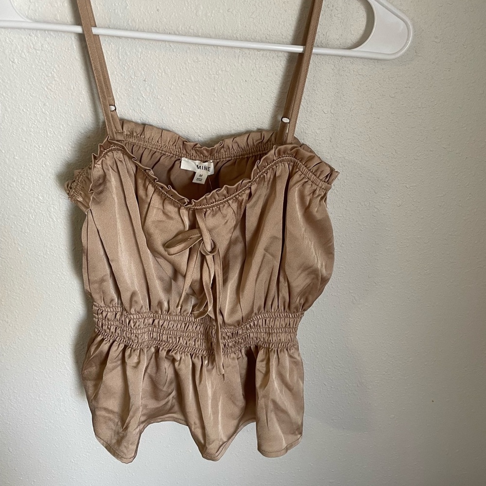 Brown tank top